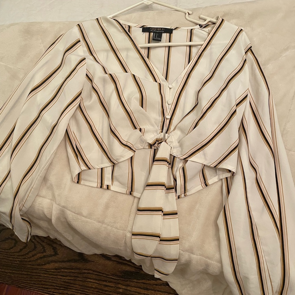 small striped blouse